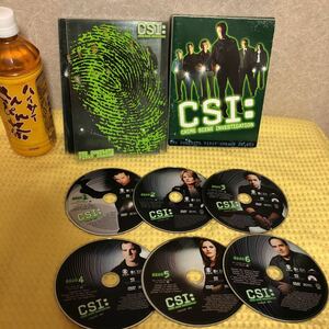 YK-2731（同梱可）中古品 CSI:CRIME SCENE INVERSTIGATION first season クライム シーン インベスティゲーション 洋画 DVD 6枚セット