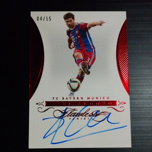 2015 Panini Flawless Xabi Alonso Auto /15