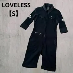 ✨LOVELESS✨オールインワン つなぎ スウェット ラブレス ドクロ 王冠