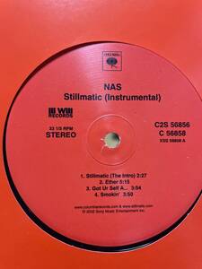 Nas Stillmatic (Instrumental) 2LPレコード