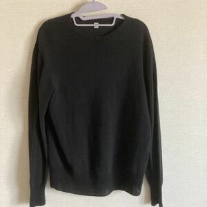 ユニクロU20AW3Dクルーネックセーター(長袖)商品番号437346カラー09BLACKサイズMEN M