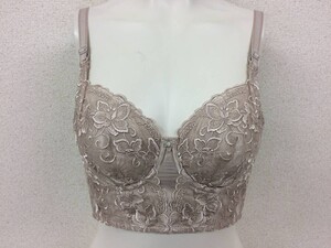 ★美品★ジェノバ 補正下着 ブラジャー C70 モカブラウン 大きいサイズ 着痩せ 矯正下着 補整下着 №8