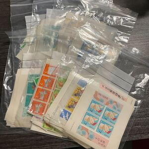 【10】430# 額面11200円 7円切手 未使用　1600枚 普通切手 記念切手 バラ 小型シート　まとめ売り　現状渡し