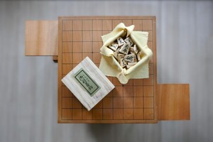 将棋セット　将棋盤(板目)　将棋駒　駒台