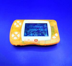 ● WonderSwan Color ● ワンダースワンカラー BANDAI WSC-001 クリスタルオレンジ HUNTER×HUNTER それぞれの決意 本体 ソフト 動作良好