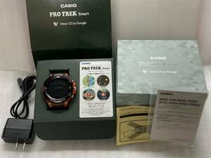 ■CASIO■Smart Outdoor Watch PRO TREK Smart/スマートウォッチ■WSD-F20-RG [オレンジ]■中古■　★即決★