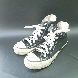 ◇ CONVERSE コンバース ハイカットスニーカー サイズ24.5 ブラック系 レディース E