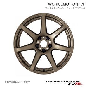 WORK EMOTION T7R AUDI S1 ABA-8XCWZF 1ピース ホイール 1本【18×7.5J 5-100 INSET38 アッシュドチタン】