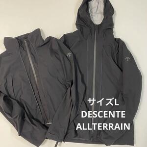 サイズL DAMPGC34 DESCENTE ALLTERRAIN TRANSFORM JACKET 水沢 デサント オルテライン トランスフォーム ジャケット ブラック 黒 中綿