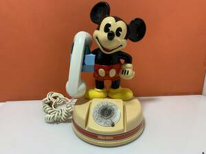 27/157☆ミッキーマウス　電話機　レトロ　Mickey Mouse　Kanda　DK-641　A1　B-55-003　55年製　神田通信　写真追加あり☆D1