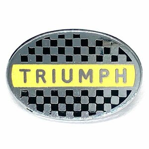 トライアンフ ビンテージ ロゴ ピンバッジ Triumph Vintage Logo Pin 英車 単車 バイク バイカー UK Biker Cafe Racer Caferacer