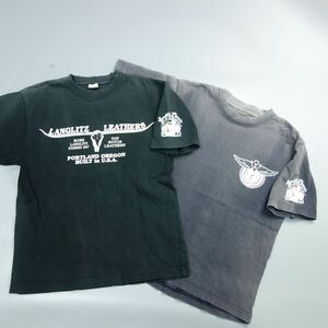 2点おまとめ LANGLITZ LEATHERS ラングリッツレザーズ 半袖Tシャツ メンズ