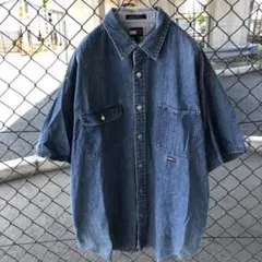 90‘s ビッグシルエット TOMMY HILFIGER デニムシャツ