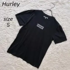 Hurley ブランドロゴ入り半袖Tシャツ S 黒