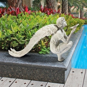 ガーデン・エンジェルの栄光 彫像 彫刻/ ガーデニング 洋風庭園 芝生 噴水 作庭 園芸（輸入品