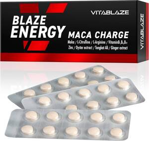 【厳選マカ&エネルギーチャージ】BLAZE ENERGY マカ チャージ マカ増量 シトルリン アルギニン 亜鉛 約30日分 高麗人参 牡蠣エキス Ｐ97