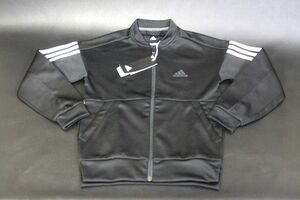 adidas/アディダス ジュニア ジャージジャケット ブラック サイズ140 GOS02★送料600円