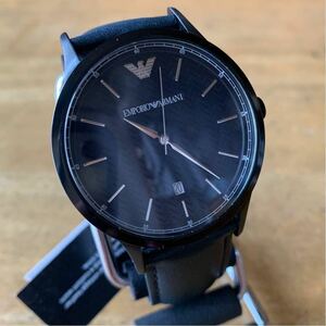 【新品】エンポリオアルマーニ EMPORIO ARMANI 腕時計 メンズ AR2479 クォーツ ブラック