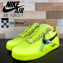 新品  未使用品 Off-White × NIKE AIR FORCE 1  オフホワイト × ナイキ エアフォース1 ロー ボルト 28.5cm PU00142 AO4606-700