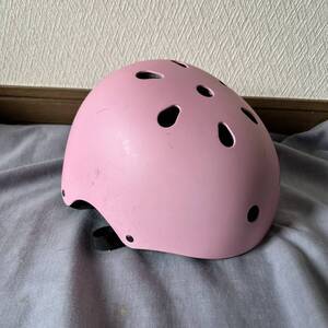 110　IRISOHYAMA　アイリスオーヤマ　自転車用ヘルメット　PINK　W001　Mサイズ　54-59　