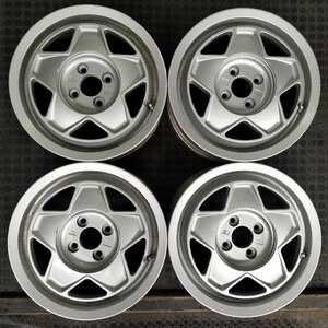 管理番号：S7-197【4本価格】【15x6J 4x100 ET+38 ハブ60】CROMODORA・マグネシウム製・コンパクトカー等・直接引取可能