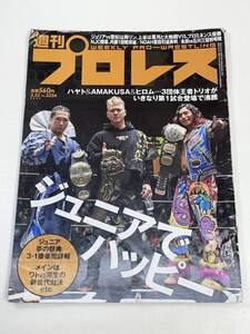 週刊プロレスNO・2234/ジュニアでハッピー 　2023年 令和5年【z95651】