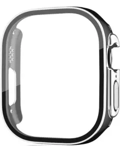 AppleWatch Ultra49mm 用カバーブラックシルバー