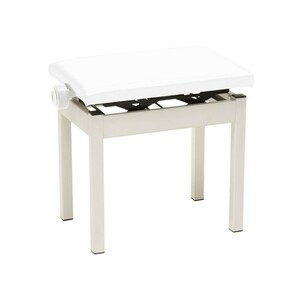ピアノ椅子 コルグ KORG PC-300WH キーボードベンチ 白 高さ調整 電子ピアノ椅子 ピアノイス