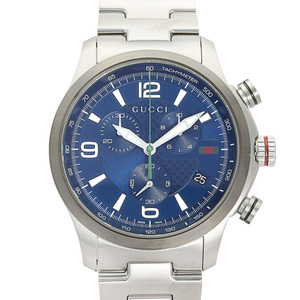 グッチ GUCCI Gタイムレス クロノグラフ YA126288 ブルー文字盤 新品 腕時計 メンズ