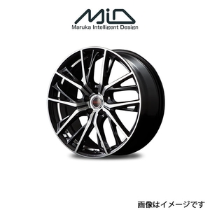 MID ヴァーテックワン グレイブ アルミホイール 1本 MPV LY3P(18×7J 5-114.3 INSET48 ダイヤモンドブラック)VERTEC ONE GLAIVE