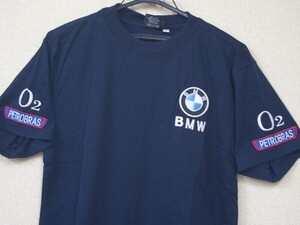 【訳あり・送料無料・新品・即決】BMW　Tシャツ　紺　XXL　ビーエム　ティーシャツ　ネイビー　クリックポスト送料無料