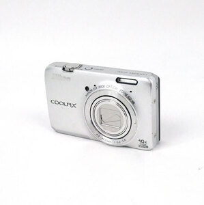 【中古】Nikon製 デジカメ COOLPIX S6300 シルバー/1600万画素 [管理:1050024602]