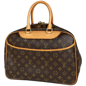 ルイ・ヴィトン Louis Vuitton ドーヴィル 手提げ ボーリングヴァニティ ハンドバッグ モノグラム ブラウン M47270 レディース 【中古】