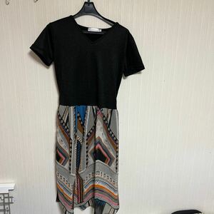 （美品）女性・半袖ワンピース（XXL）