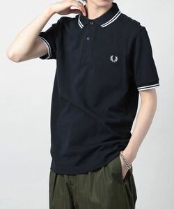 FRED PERRY フレッドペリー　ポロシャツ The Twin Topped Fred Perry Shirt M3600 M紺
