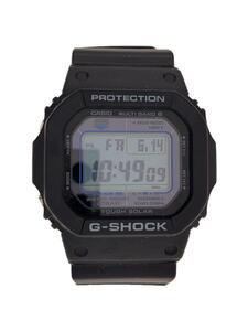 CASIO◆ソーラー腕時計_G-SHOCK/デジタル/ラバー/BLK