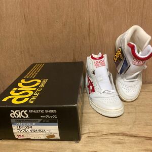 未使用品 箱付き asics ファブレ ゲルトラスト L 23.5センチ アシックス 当時物 デッドストック ビンテージ 80’s 90’s 