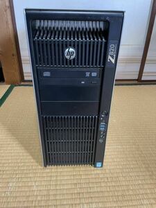 HP Z820 workstation Xeon E5 2696v2 2.5GHz 12c24t ×2個 (計24c48t) 空冷 メモリ24GB Quadro K4000 HDD無