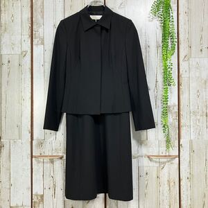 ☆Harrods ハロッズ☆セットアップ 2点セット ワンピース ジャケット [2] M ブラック 黒 フォーマル 礼服 喪服 [送料無料☆匿名配送] k3984