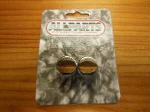 ALLPARTS CHROME BARREL KNOBS, PK OF 2