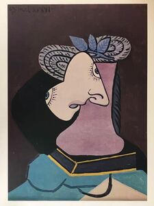 絵画　リトグラフ　ピカソ「フェイス」ARCHESアルシュ水彩紙（フランス製）使用 Pablo Picasso サイン シリアルナンバーあり アート