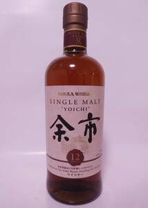 ★古酒☆ ニッカ　シングルモルト　余市 12年　700ml 45％ ☆ NIKKA WHISKY Single Malt - Yoichi 12 years old ★