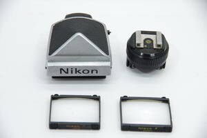 ★ジャンク？★ニコン Nikon F2用アイレベルファインダー DE-1 スクリーン Aタイプ、Fタイプ ガンカプラーAS-4
