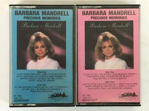 ■□J909 BARBARA MANDRELL バーバラ・マンドレル PRECIOUS MEMORIES プレシャス・メモリーズ カセットテープ 2本セット□■