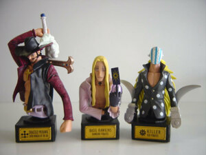 ♯Hkx29NTワンピースONEPIECE STATUE2全3種ミホーク胸像キラーHG♂BANDAIバンダイ♀400円〓010978_b