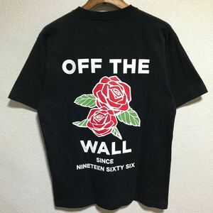 [即決古着]VANS/バンズ/ヴァンズ/ROSE Tシャツ/OFF THE WALL/薔薇/ブラック/Mサイズ/CD20SS-MT01