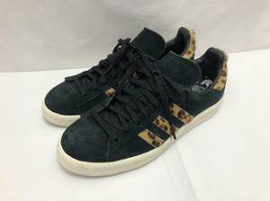 adidas Originals CAMPUS キャンパス 80S LEOPARD レオパード 22.5cm ブラック系 GY0407 スエードxハラコ レディース アディダス 24061202