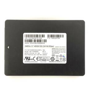 S61001154 SAMSUNG SATA 480GB 2.5インチ SSD 1点 使用時間：52916 【中古動作品】1105