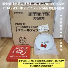 【新品】ハローキテイ 40TH ANNIVERSARY 2014 プレート24点