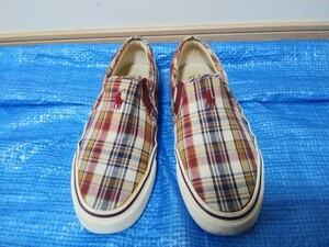 POLO RALPH LAUREN スリッポン 8 1/2D 27.0cm(少し小さめ)